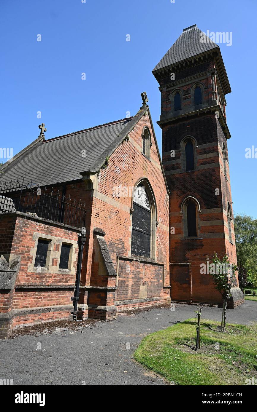 aerial view of Hedon road crematorium 1901, Kingston upon Hull Stock