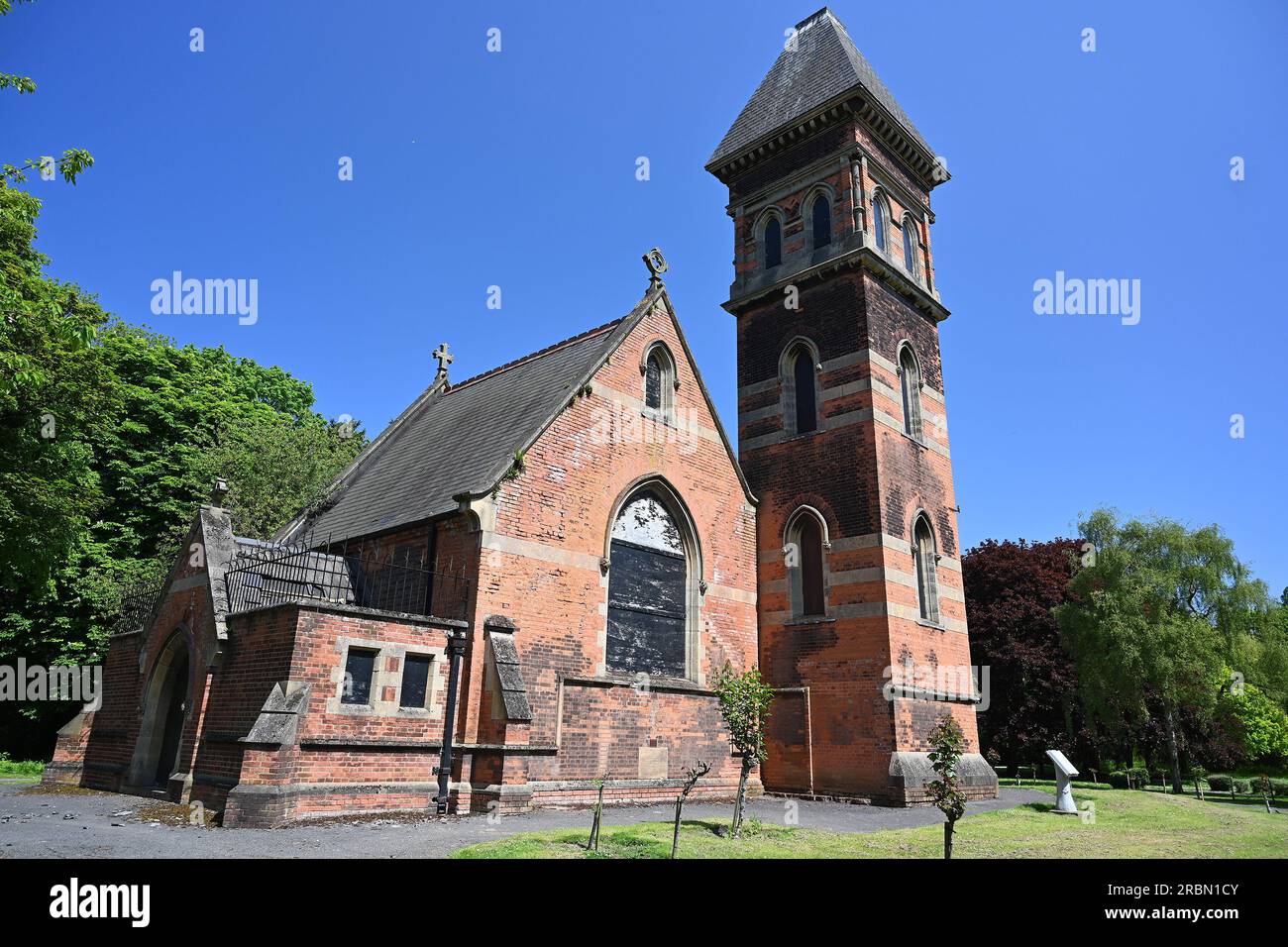 aerial view of Hedon road crematorium 1901, Kingston upon Hull Stock