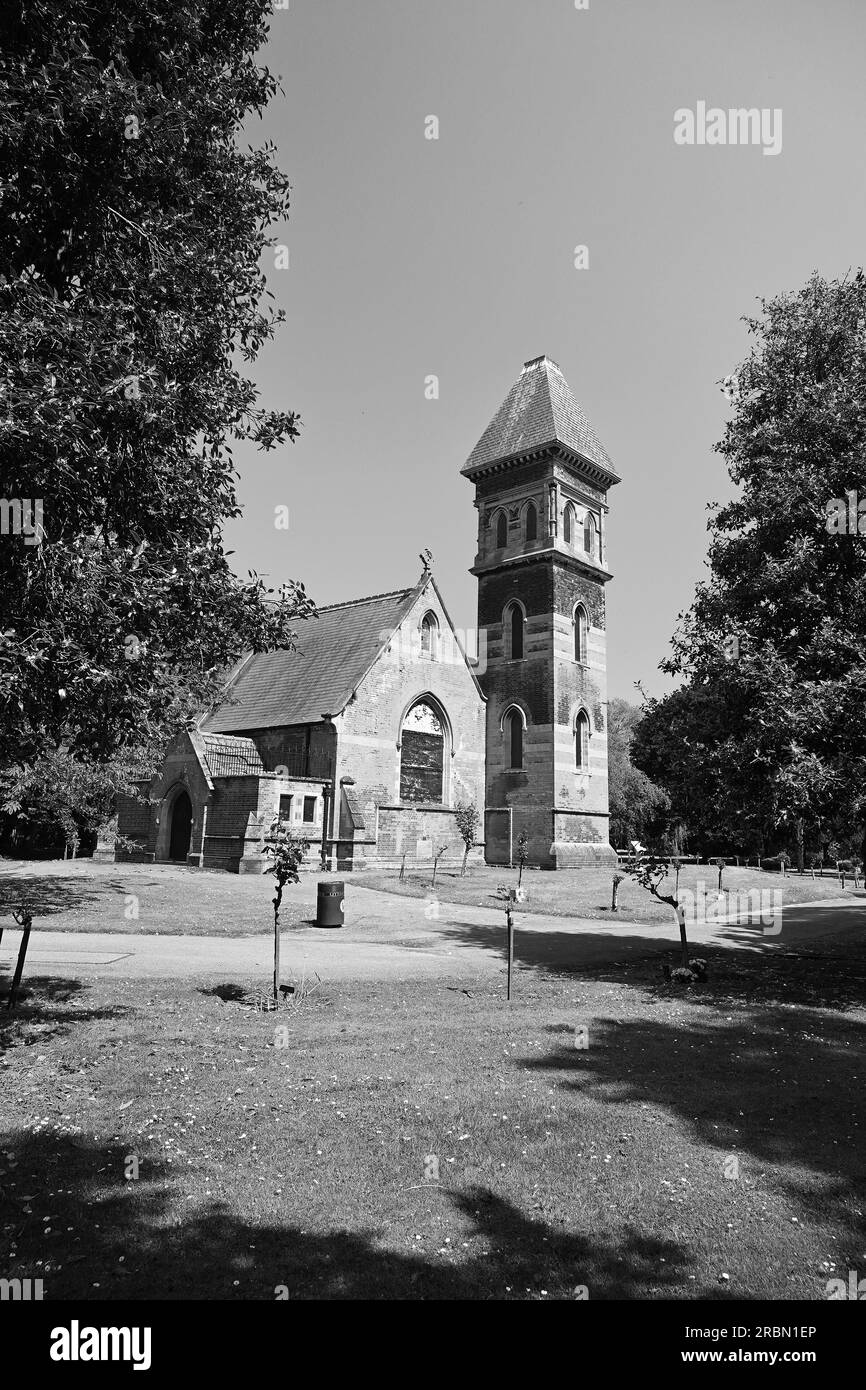 Municipal crematorium Black and White Stock Photos & Images Alamy