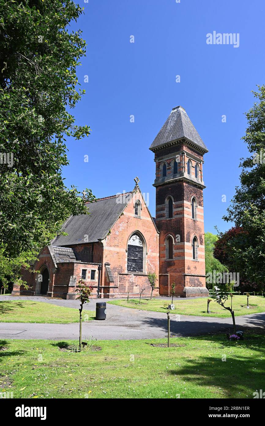 aerial view of Hedon road crematorium 1901, Kingston upon Hull Stock