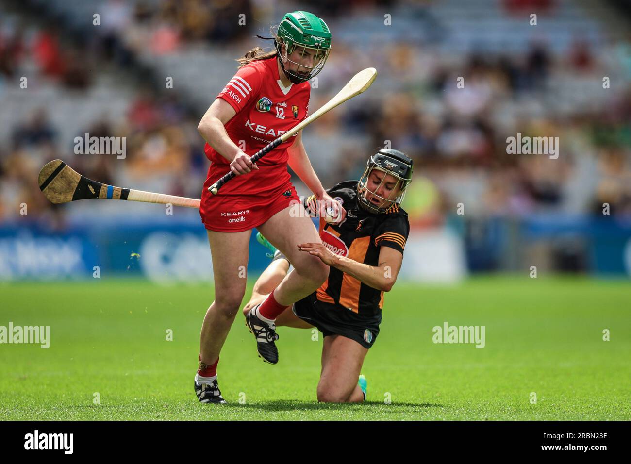 July 9th, 2023, Dublin, Ireland Action from the All Ireland Camogie