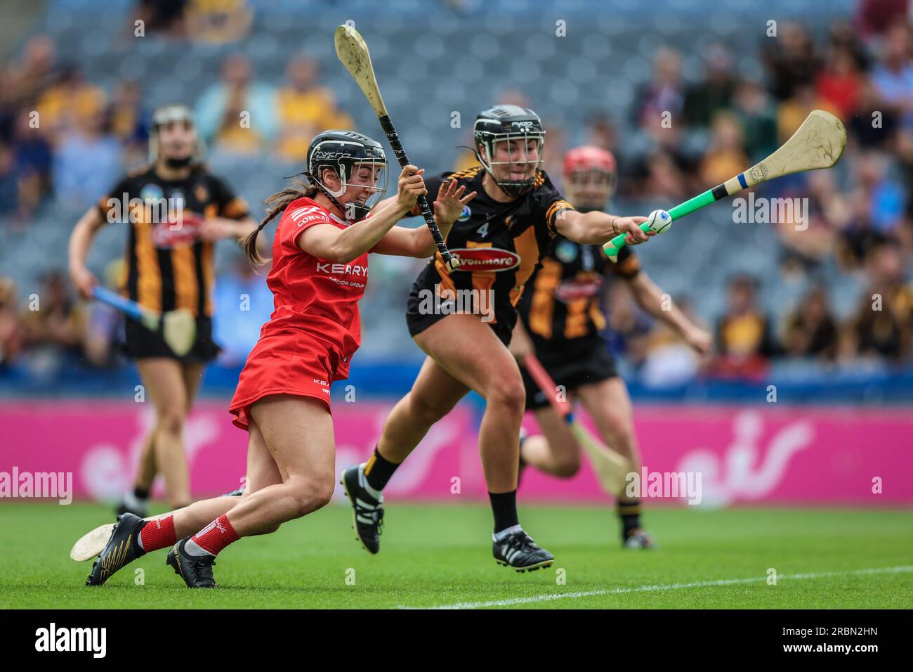 July 9th, 2023, Dublin, Ireland Action from the All Ireland Camogie