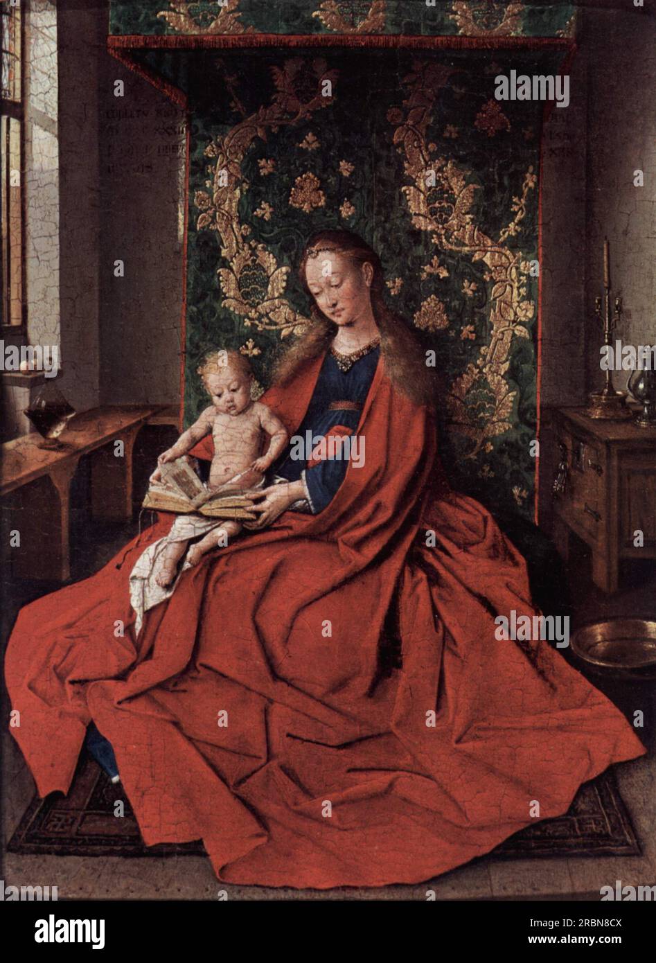 The Ince Hall Madonna (The Virgin and Child Reading) 1433 by Jan van ...