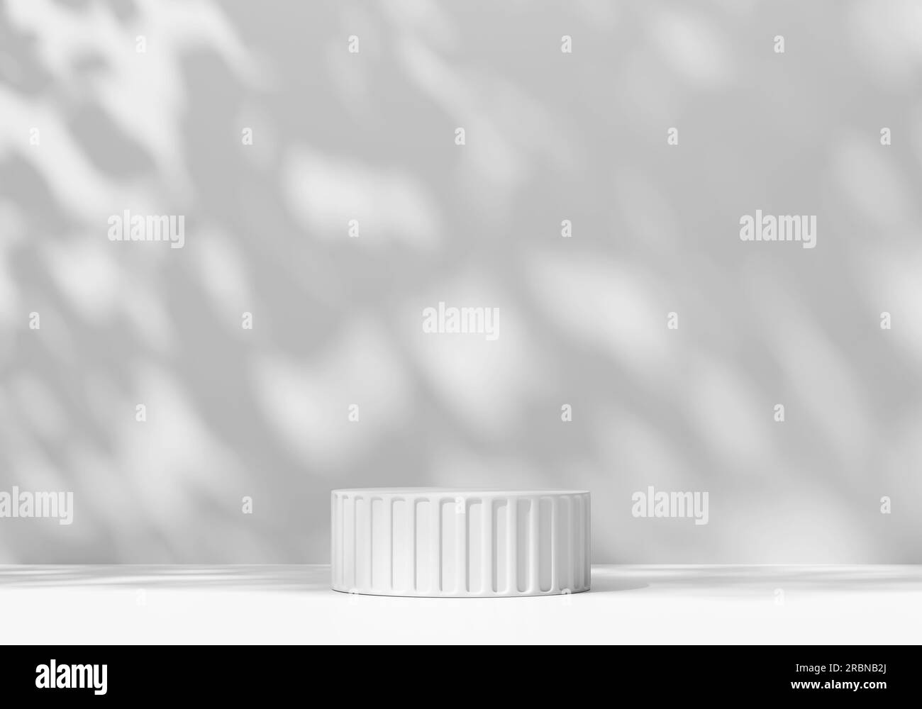 Abstract Minimal Modern White Podium Platform For Product Display ...
