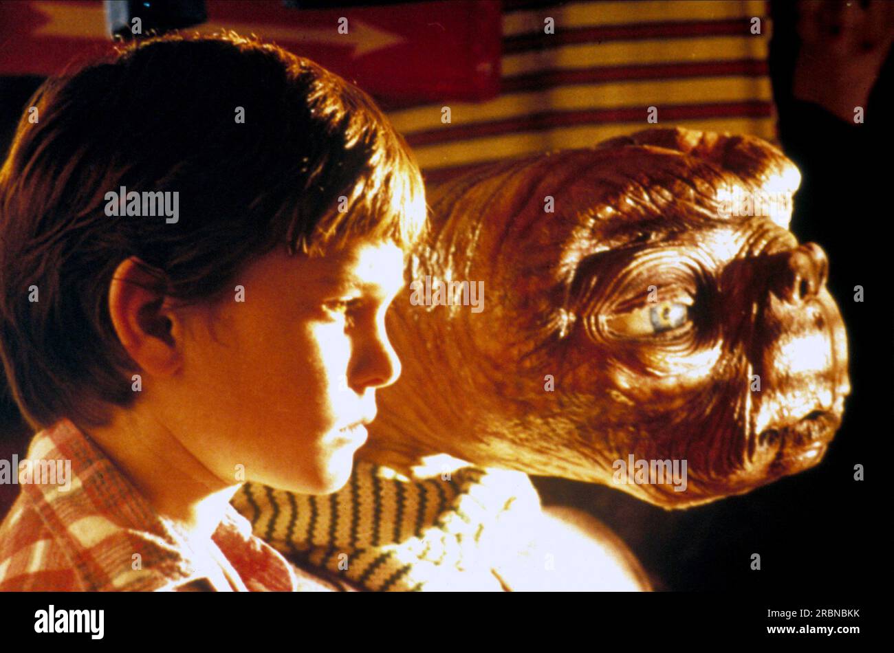 E.T. The Extra-Terrestrial Henry Thomas Stock Photo