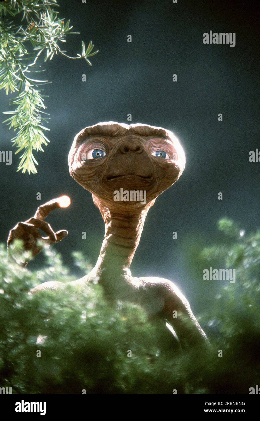 E.T. The Extra-Terrestrial film Stock Photo