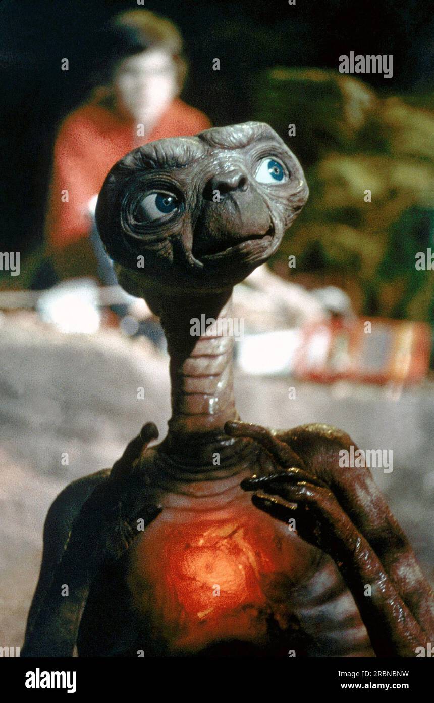 E.T. The Extra-Terrestrial  Alien Stock Photo