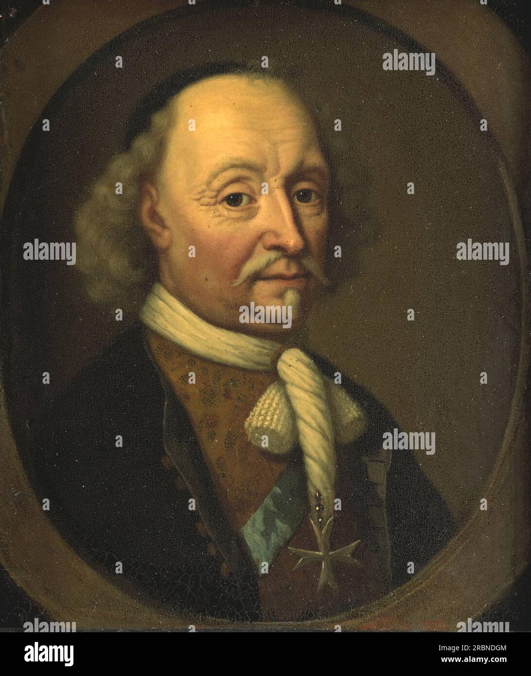 Johan Maurits, Graaf Van Nassau-siegen. Gouverneur Van Brazilië 1680 by Michiel van Musscher Stock Photo