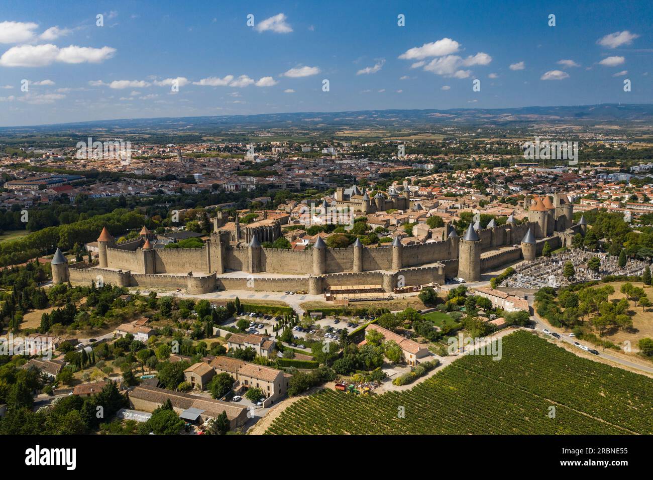 Carcassonne, Aude, France Stock Photo