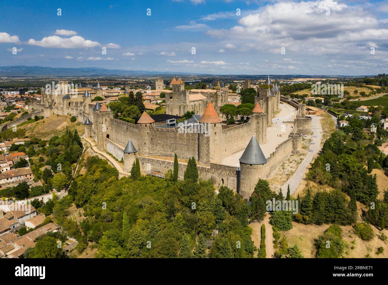 Carcassonne, Aude, France Stock Photo