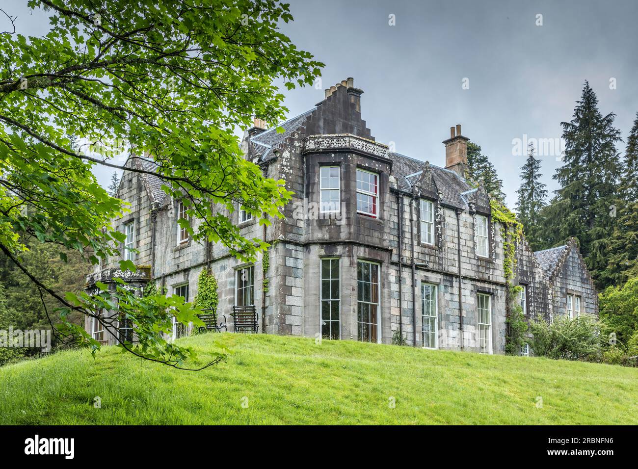 Ardanaiseig Castle Hotel, Kilchrenan, Argyll and Bute, Scotland, UK Stock Photo