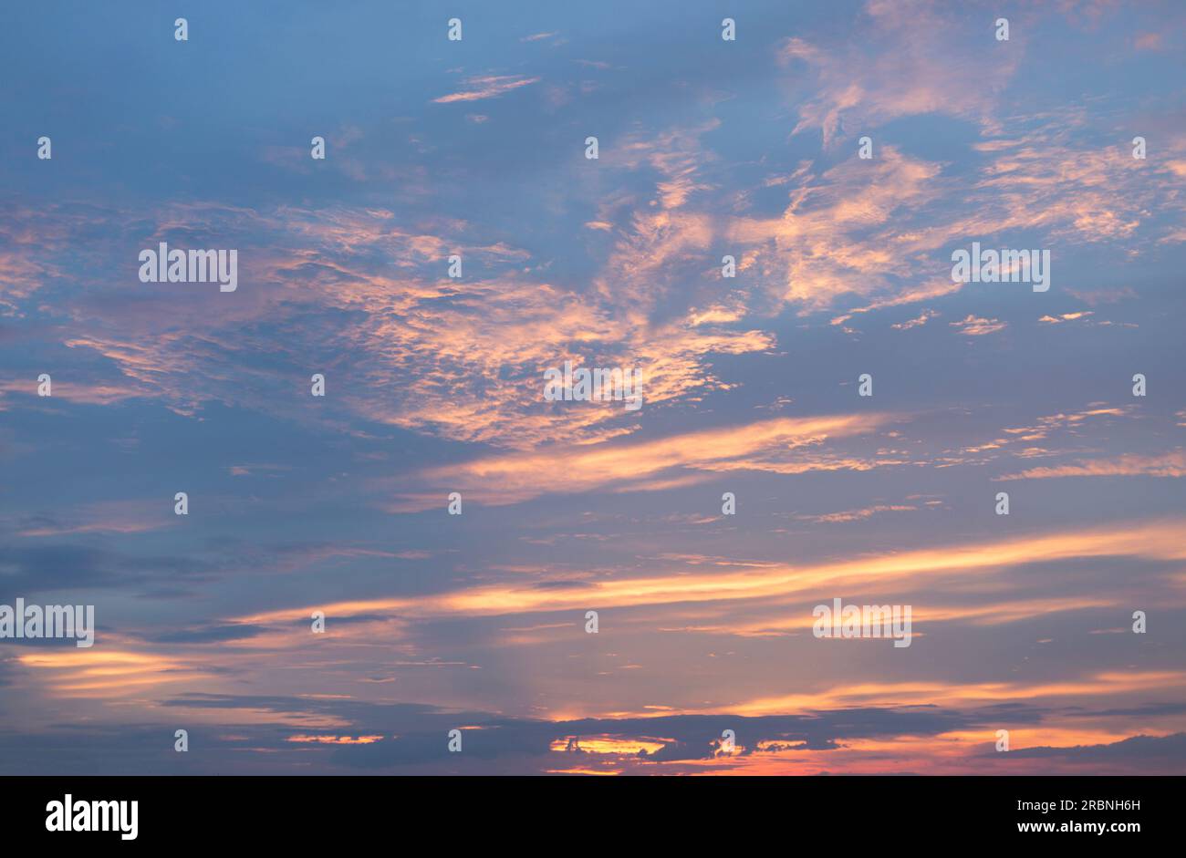 Colorful Clouds on Sunset Sky background Stock Photo - Alamy