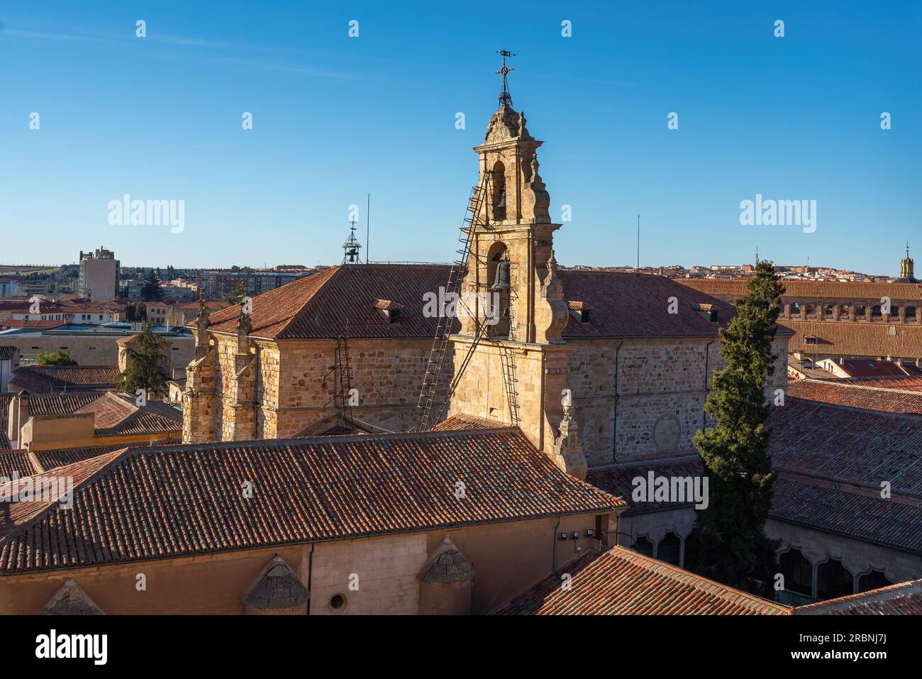 Old University Building Bell Gable - Salamanca, Spain Stock Photo