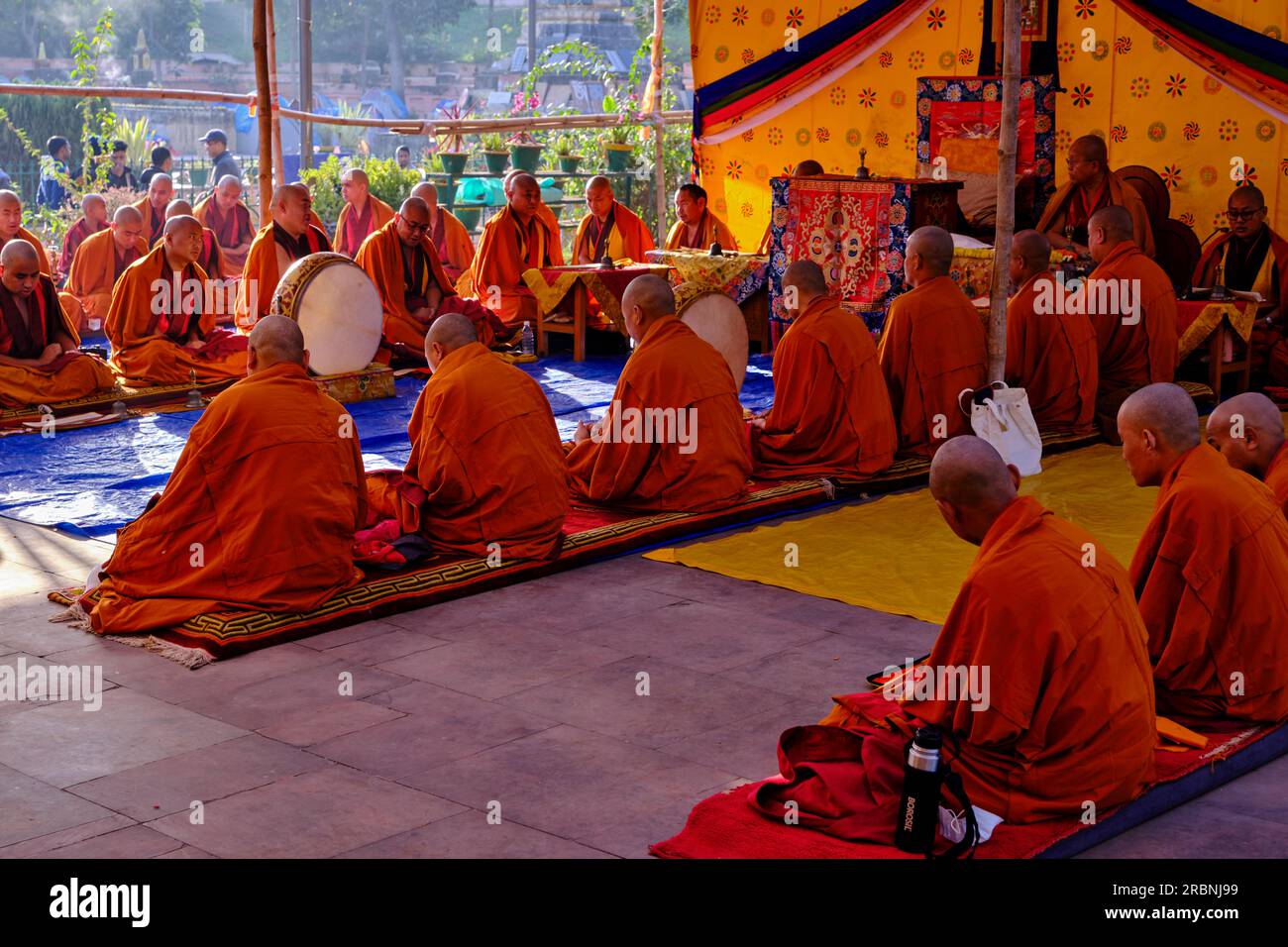 India, Bihar, Bodhgaya, Unesco World Heriatge, the Mahabodhi Temple