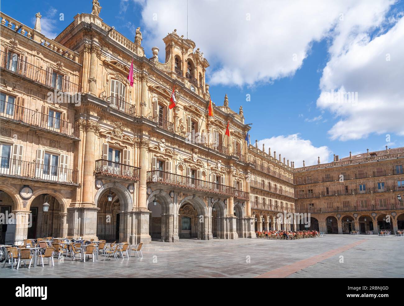 Plaza Mayor Square - Salamanca, Spain Stock Photo