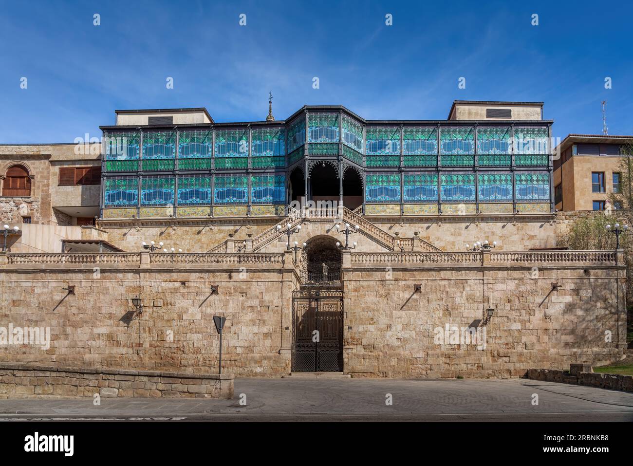 Casa Lis Art Nouveau And Art Deco Museum Salamanca Spain Stock casa-lis-art-nouveau-and-art-deco-museum-salamanca-spain-stock
