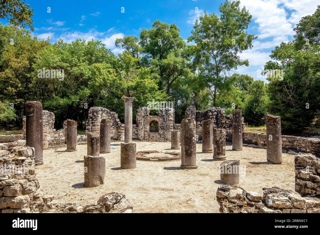 Early Christian Baptistery, Butrint Archaeological Park, Butrinto ...