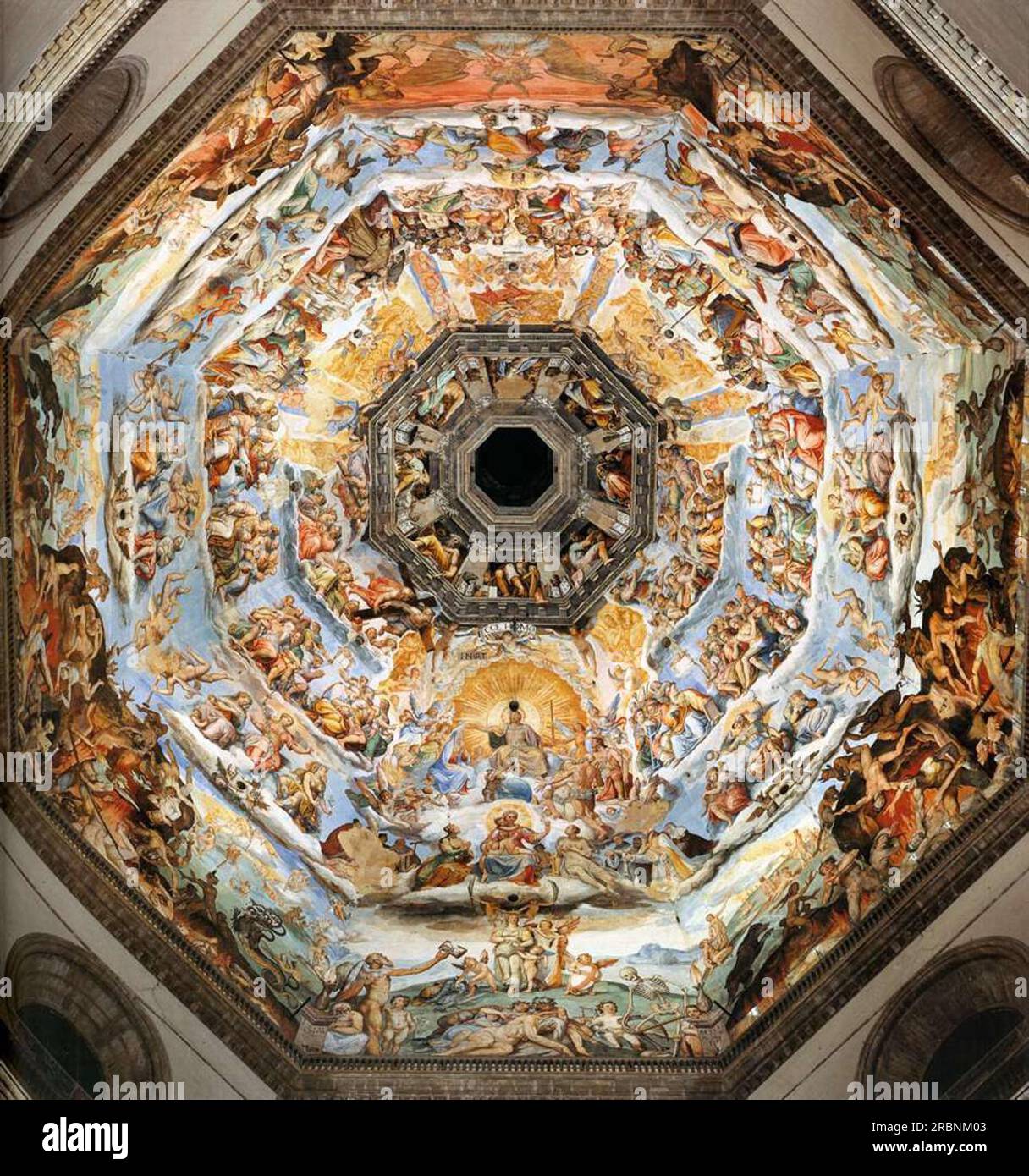 The Last Judgment 1572 by Giorgio Vasari Stock Photo
