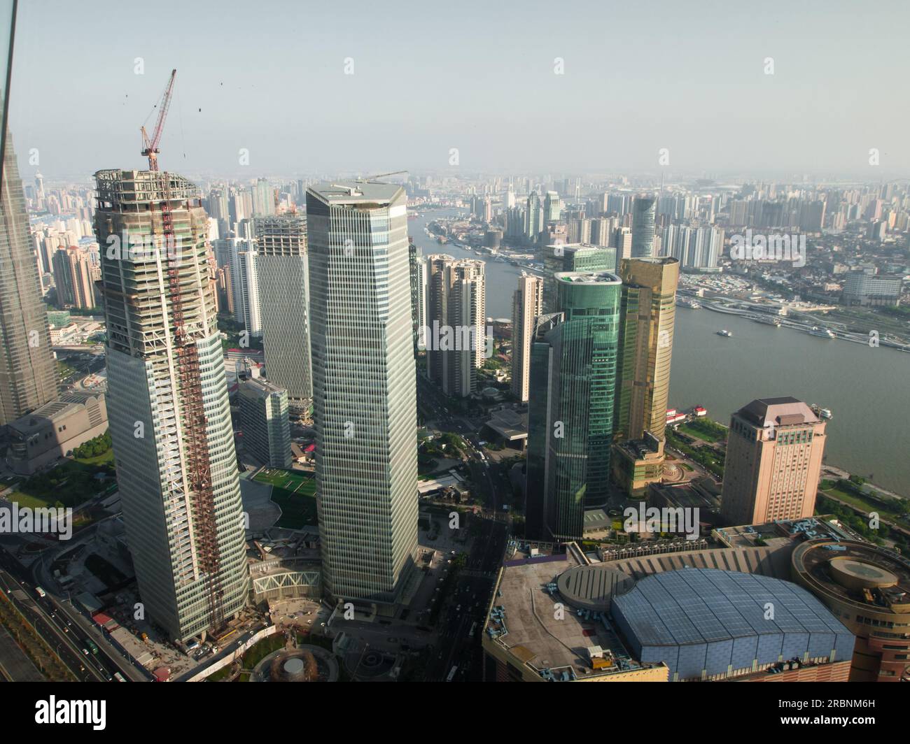 Birds eye view shanghai china hi-res stock photography and images - Alamy