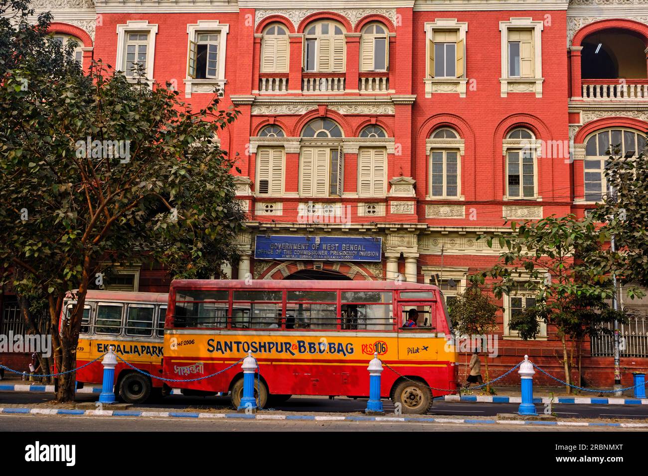 India, West Bengal, Kolkata, Calcutta, colonial architecture Stock Photo