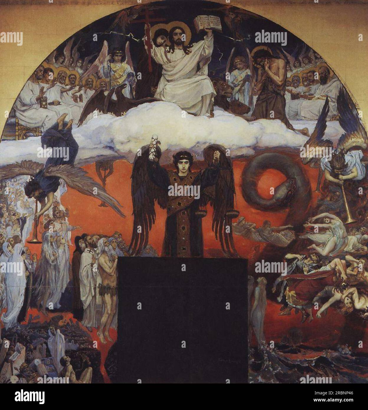 Judgement Day 1896 by Viktor Vasnetsov Stock Photo - Alamy