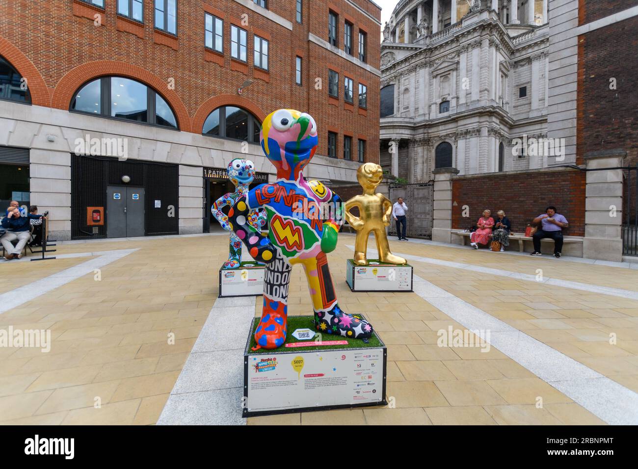 London, UK, 9th July 2023, Morph's adventures around London, there are ...