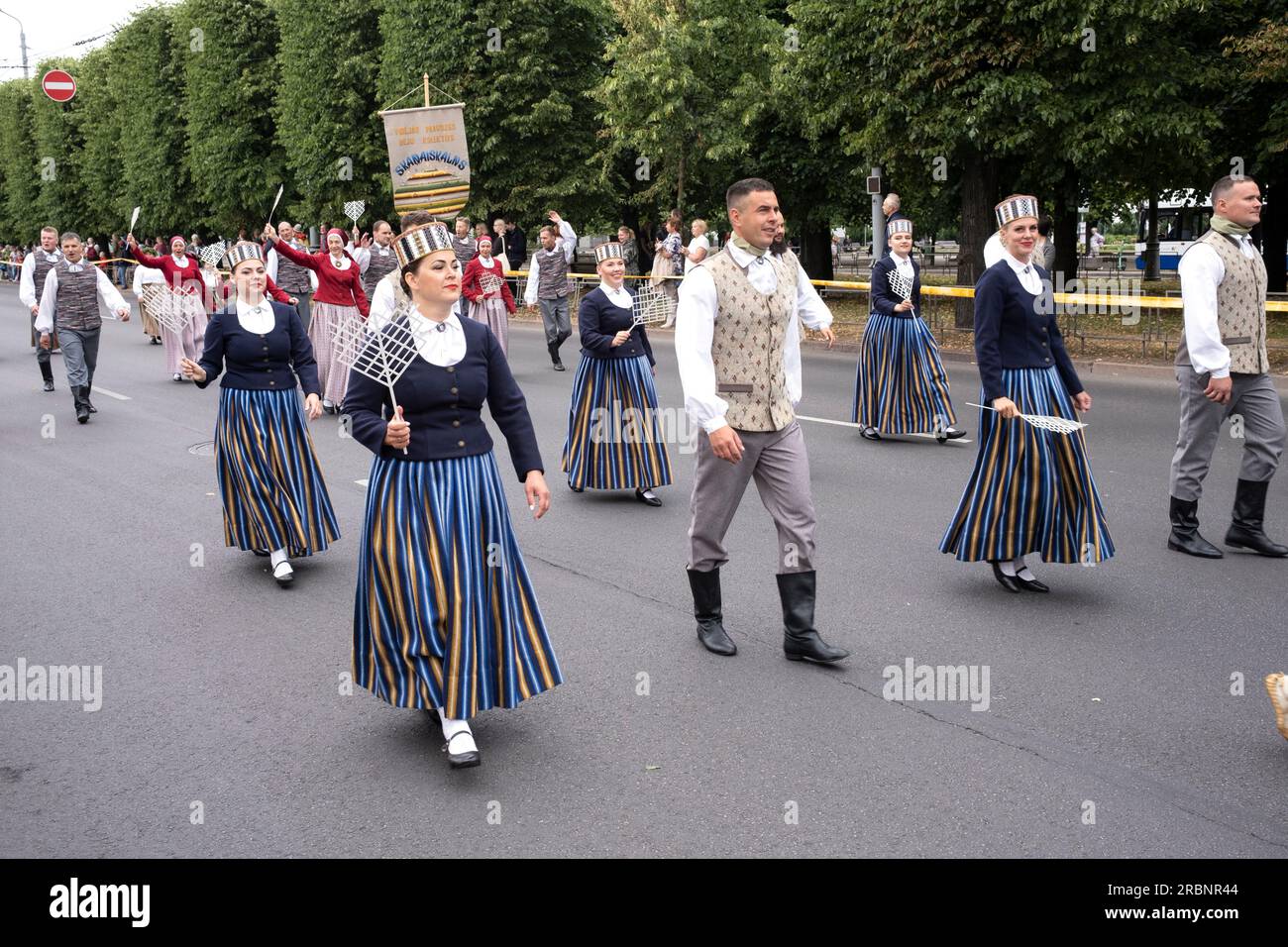 2023 Latvian Song and Dance Festival parade, Riga, Latvia, 2nd July