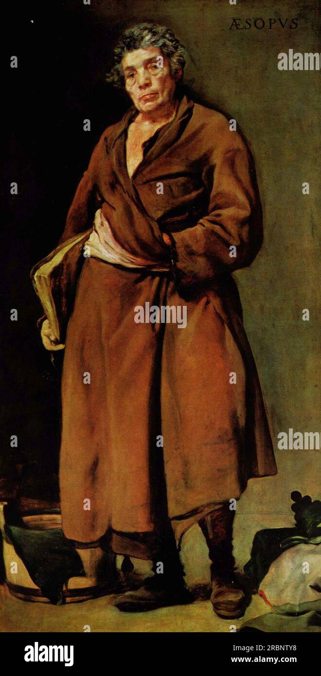 Aesop 1640 by Diego Velazquez Stock Photo