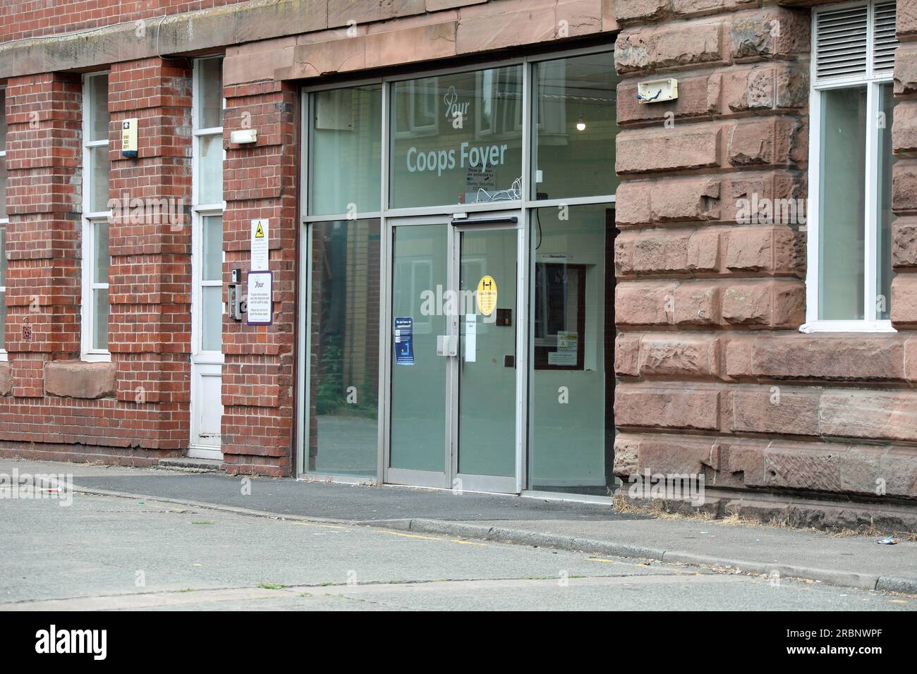 Coops Foyer in a former clothing factory at Wigan which provides
