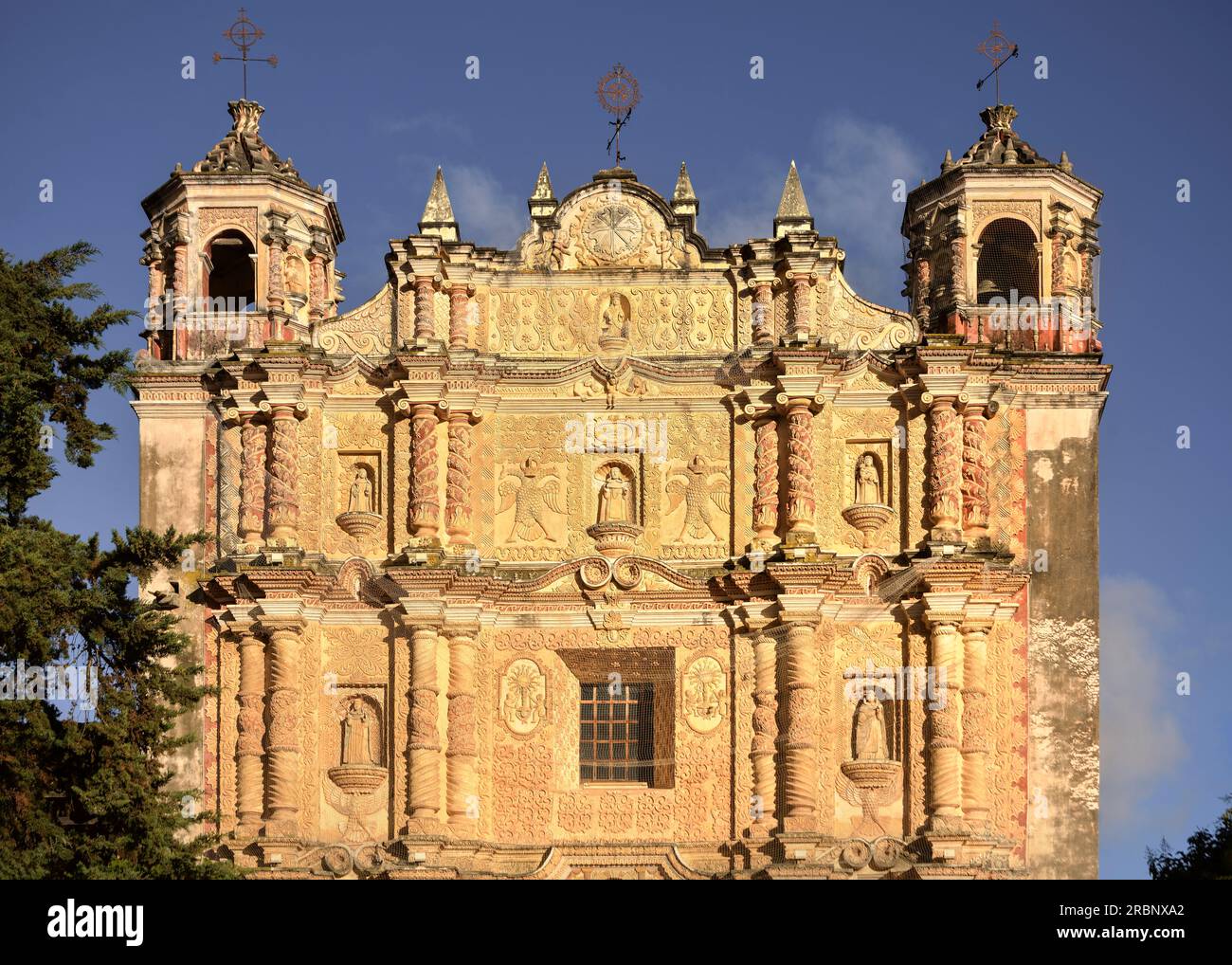 Magnificent facade of the Convento de Santo Domingo de Guzmán church ...