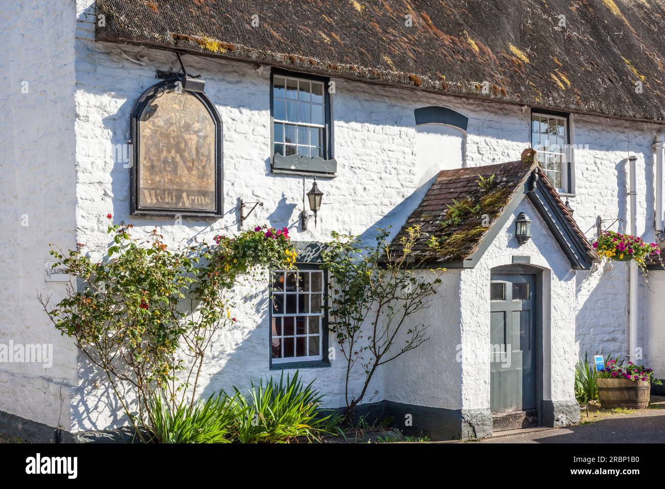 Weld Arms Pub, Lulworth, Dorset, England Stock Photo Alamy