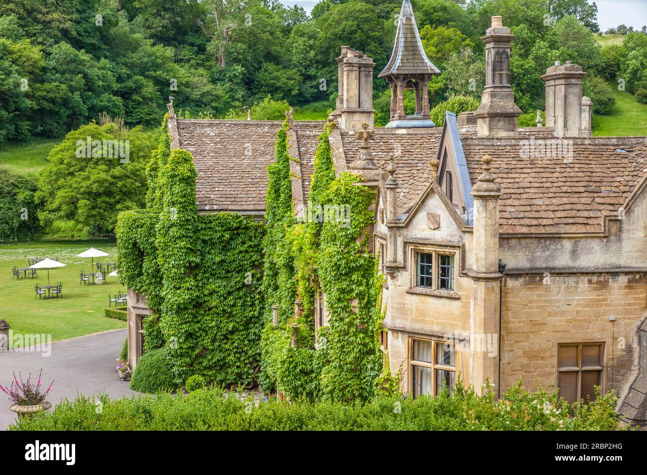 Castle Combe Manor House, Wiltshire, England Stock Photo Alamy