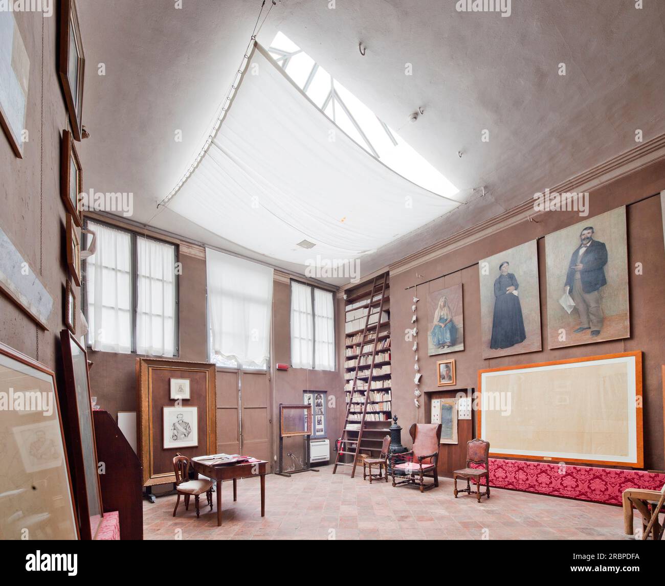Volpedo, The atelier of Pellizza da VolpedoPiedmont, Italy Stock Photo