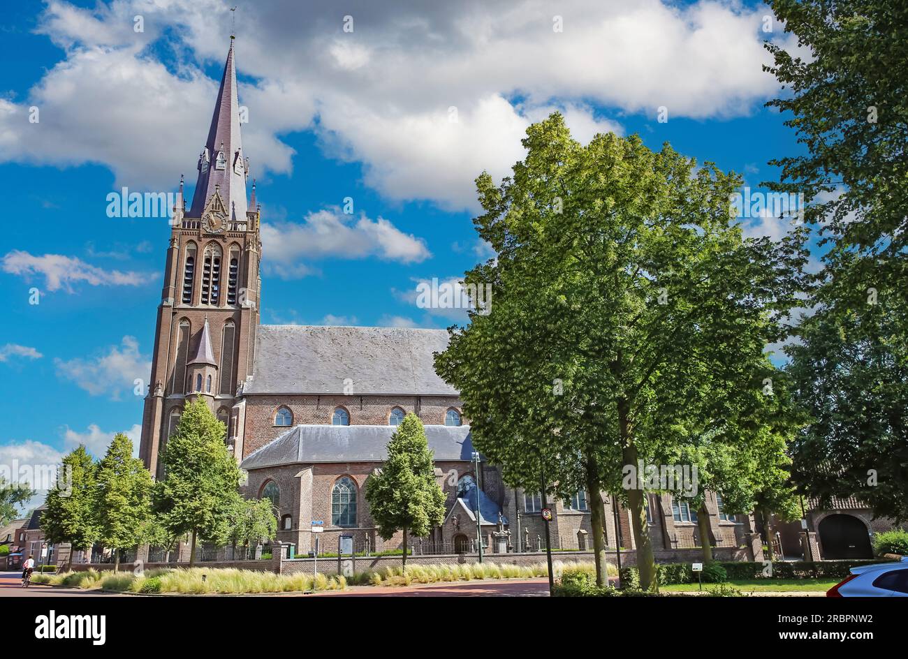 Den Dungen (North Brabant), Netherlands - July 8. 2023: Beautiful roman  catholic church in rural small dutch town Stock Photo - Alamy