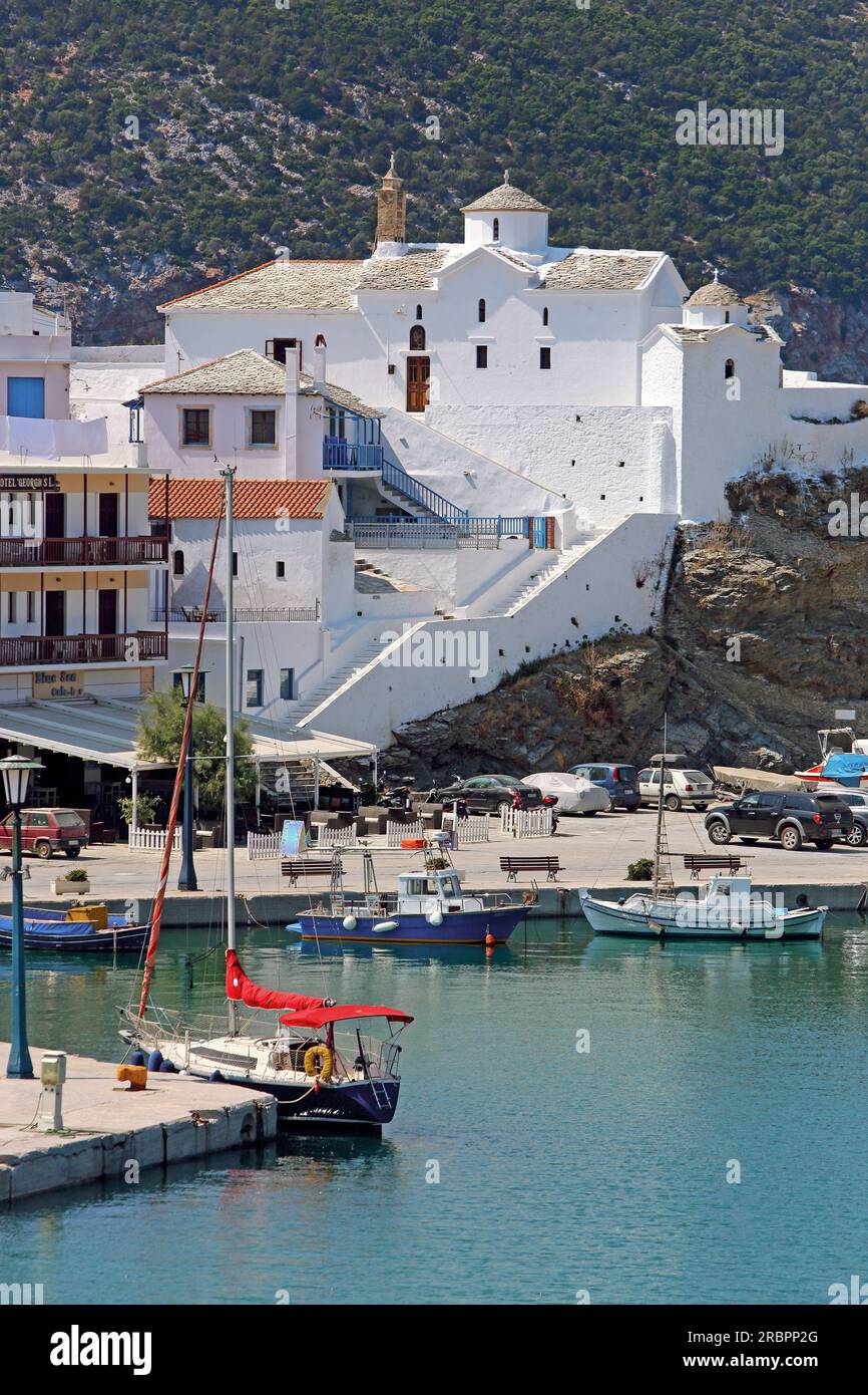 Italy, island Sardinia, Orosei, church Sas Animas, Europe, Mediterranean  island, destination, place of interest, faith, religion, Christianity,  church, sacred construction, architecture, cars, park, outside, deserted  Stock Photo - Alamy