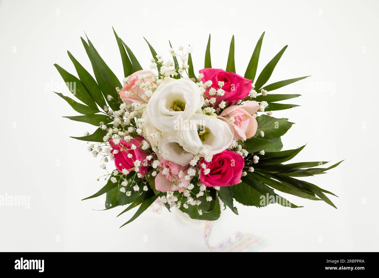 Bouquet of flowers isolated on white background Stock Photo - Alamy