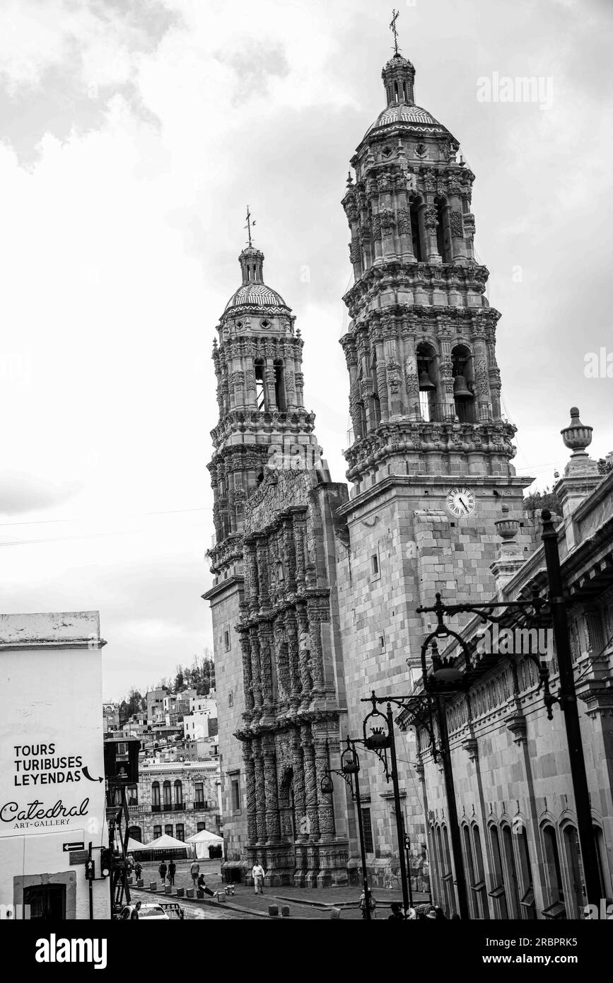 Zacatecas Mexico. Colonial zone of the capital city of the state of