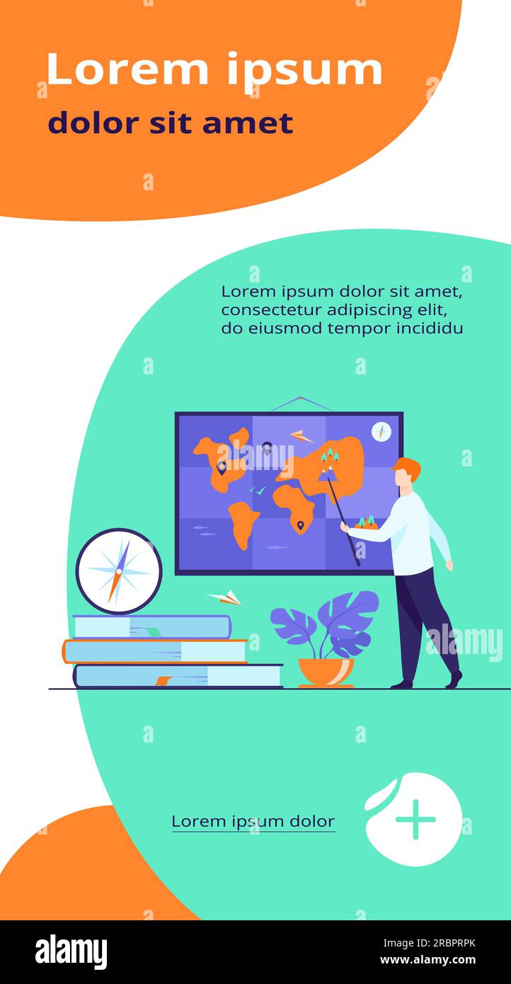 Geography teacher in class Stock Vector Image & Art Alamy