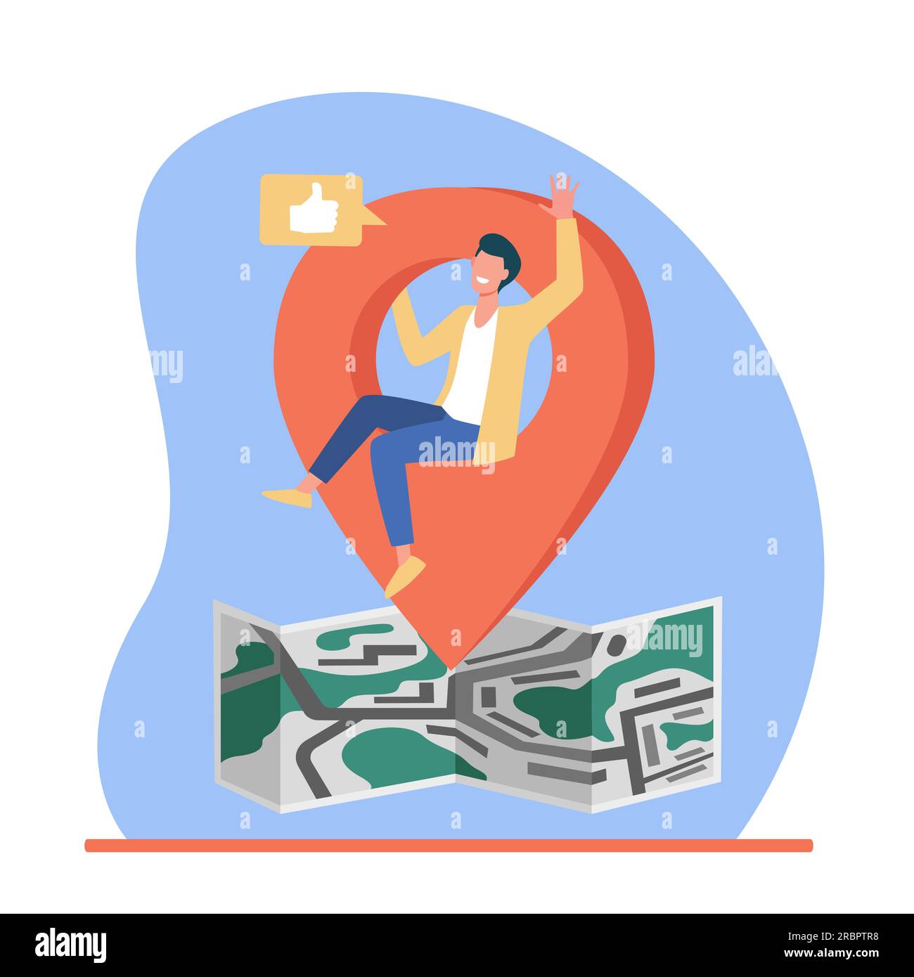 Map location pointer Stock Vector Image & Art - Alamy