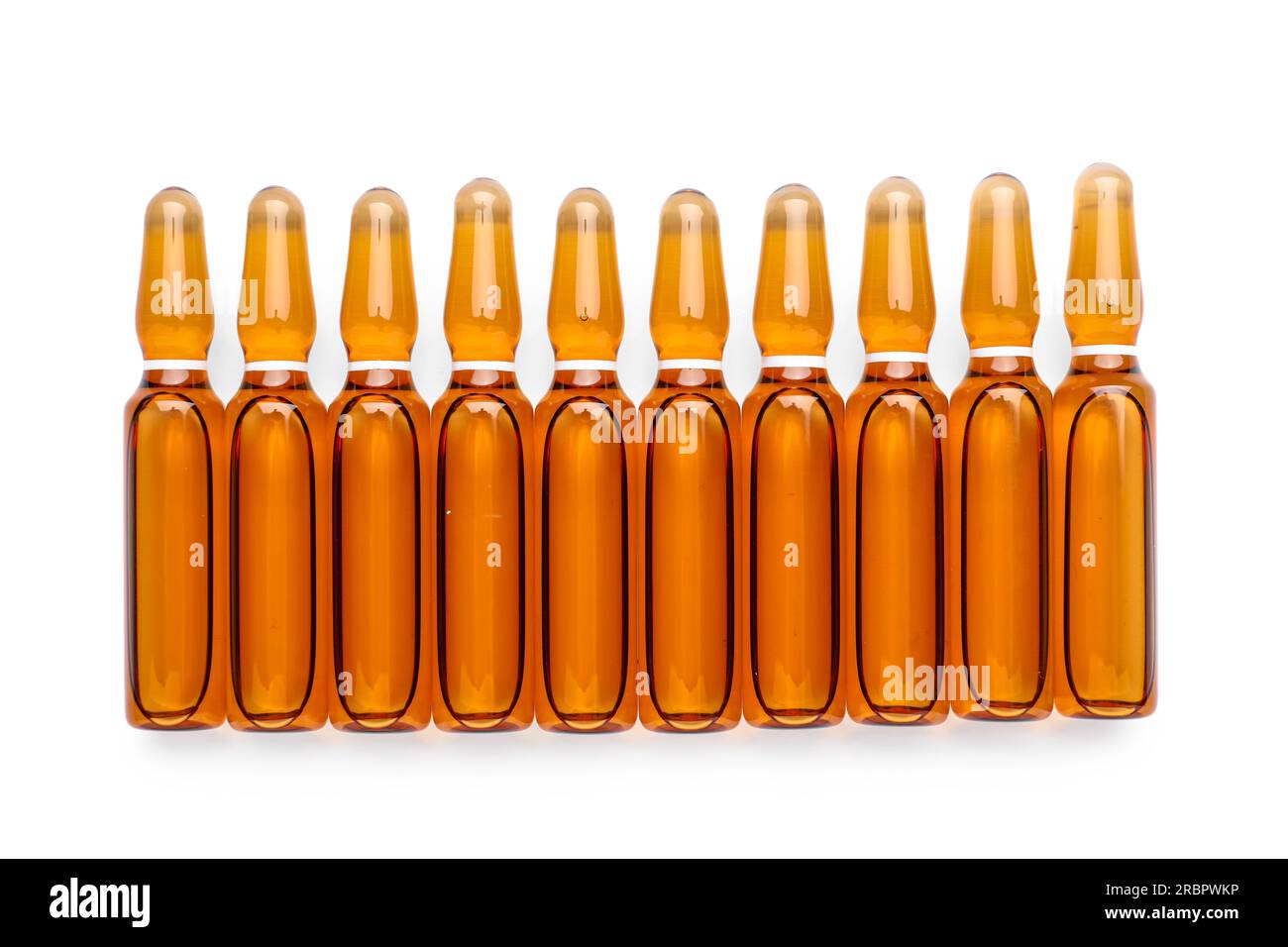 Many ampules on white background Stock Photo Alamy