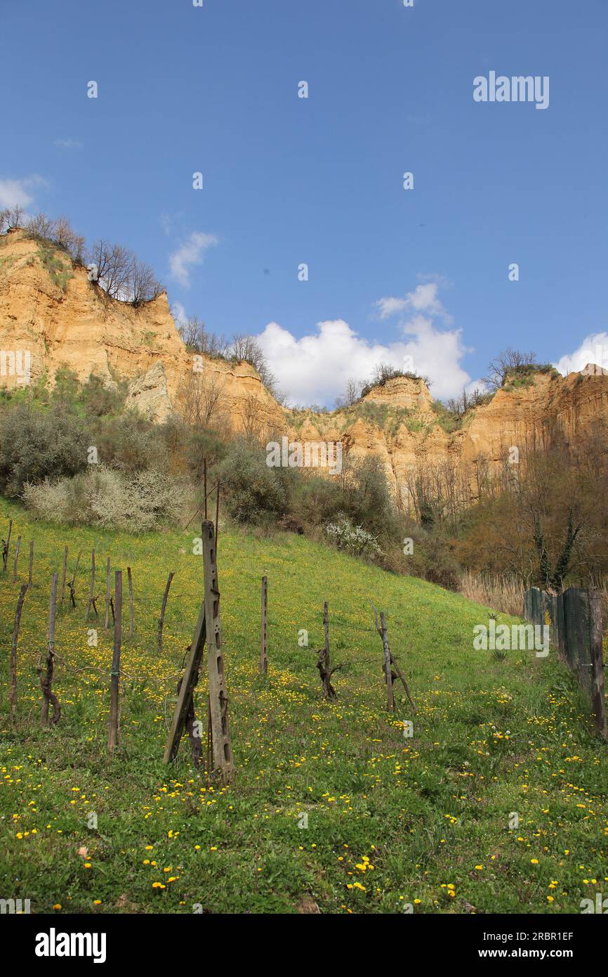 Balze del Valdarno, Tuscany, Italy Stock Photo