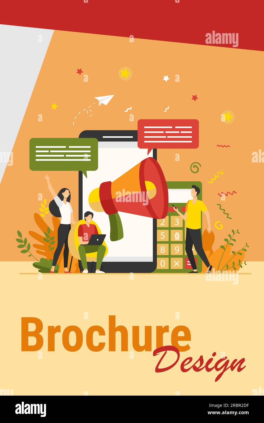Bloggers advertising referrals Stock Vector