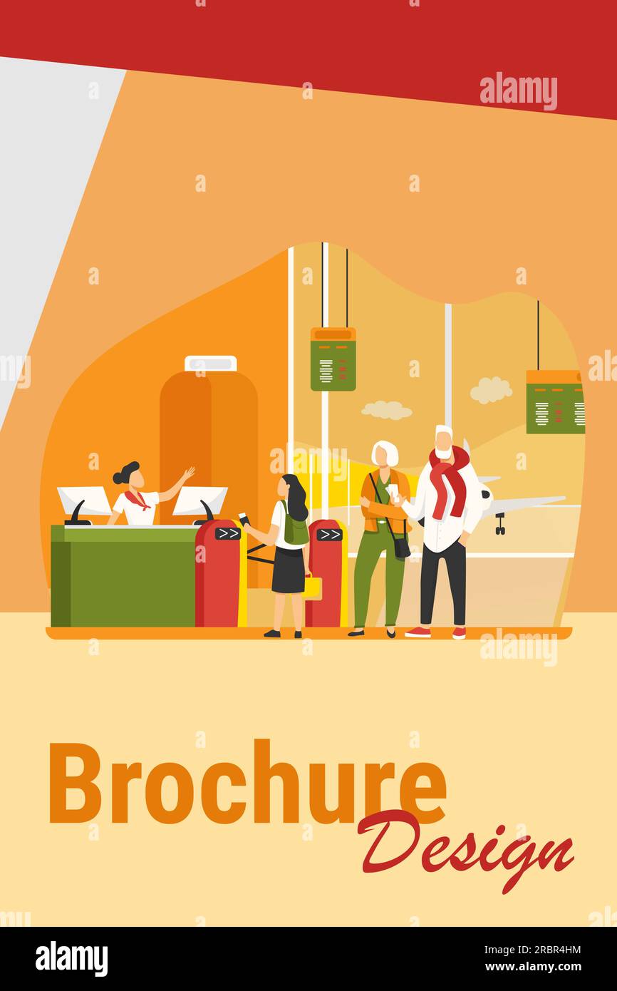 Ticket counter family Stock Vector Images - Alamy