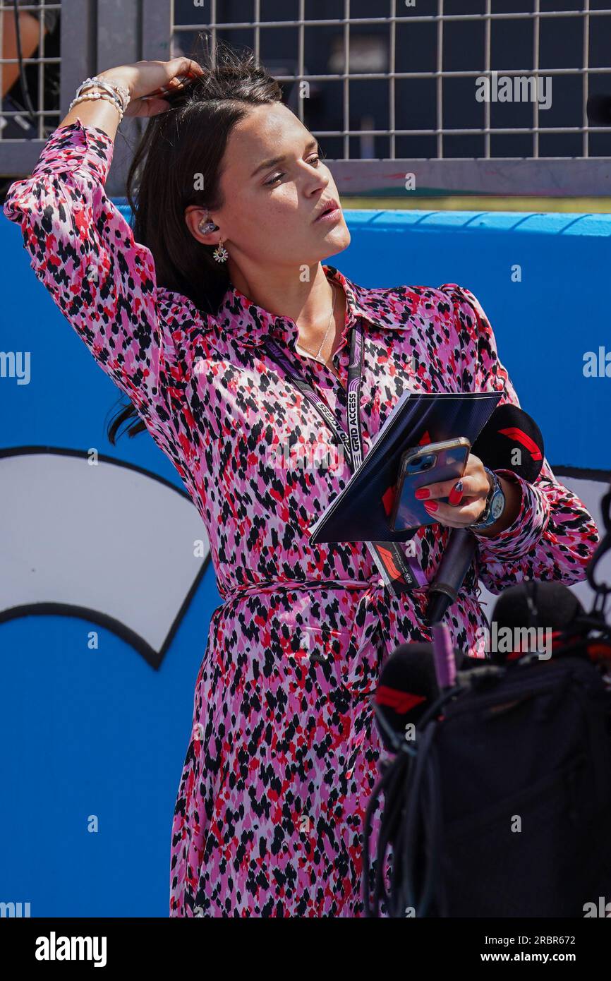 Laura Winter F1 TV during the FORMULA 1 ARAMCO BRITISH GRAND PRIX 2023