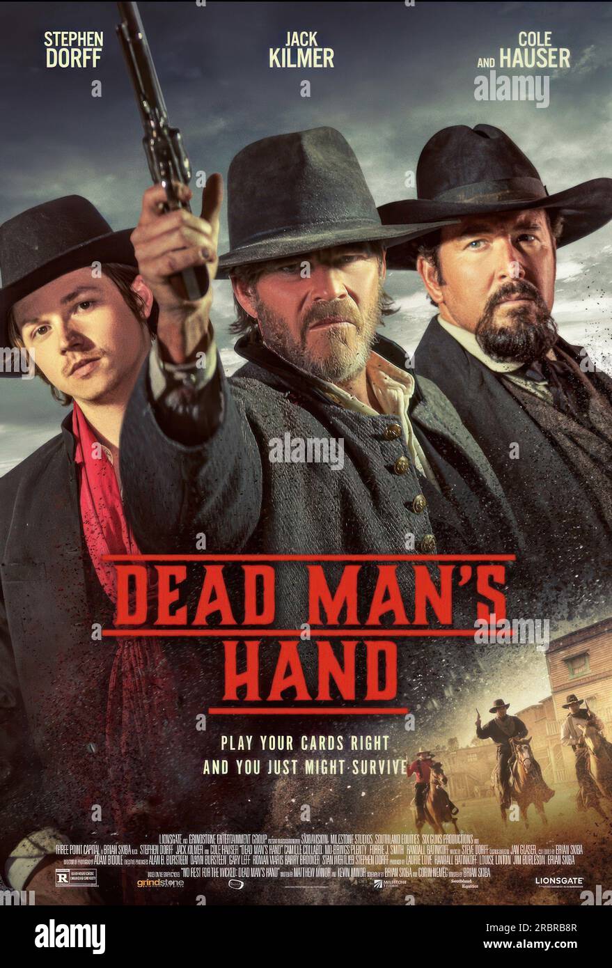 DEAD MAN'S HAND, US poster, from left Jack Kilmer, Stephen Dorff, Cole