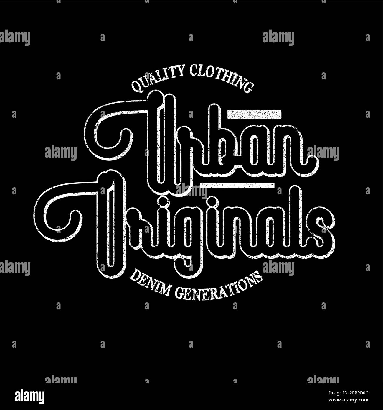 Urban Original Vintage Typographic vector t-shirt design print poster