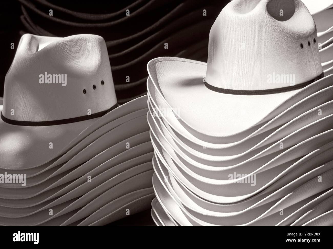 cowboy hats Calgary Stampede 2023 Alberta Stock Photo Alamy
