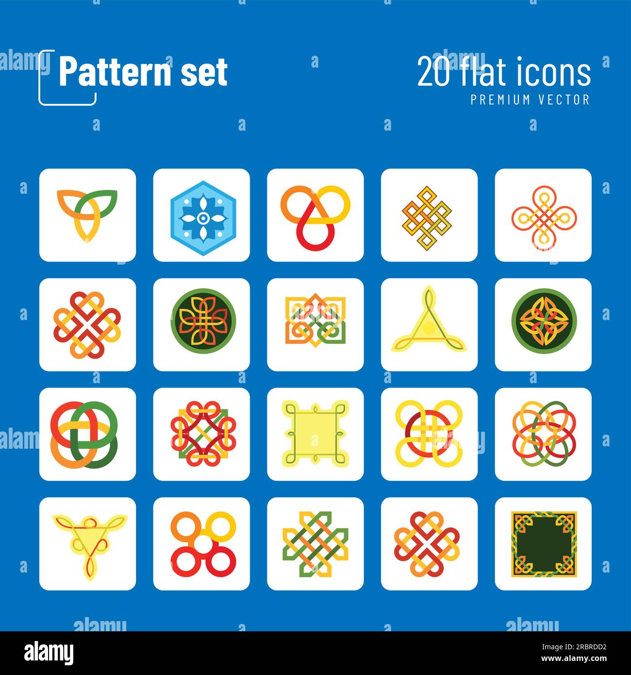 Pattern Icon Set Stock Vector Image & Art - Alamy