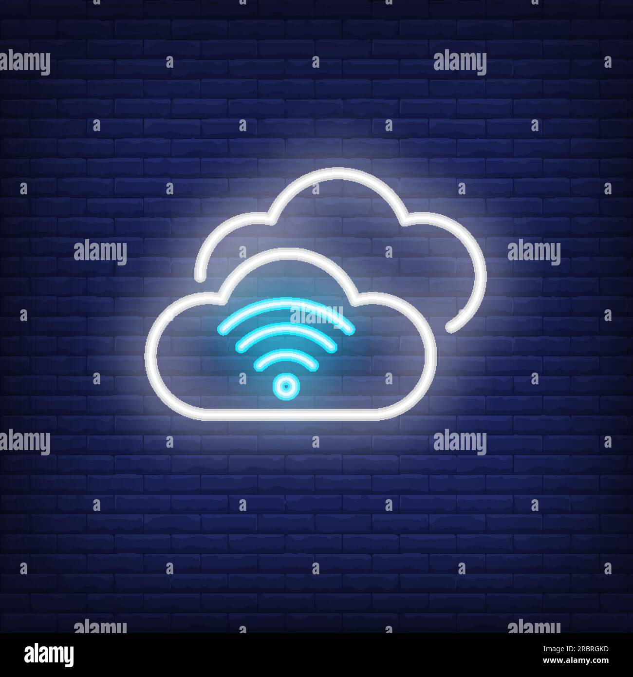 Cloud computing neon sign Stock Vector Image & Art - Alamy