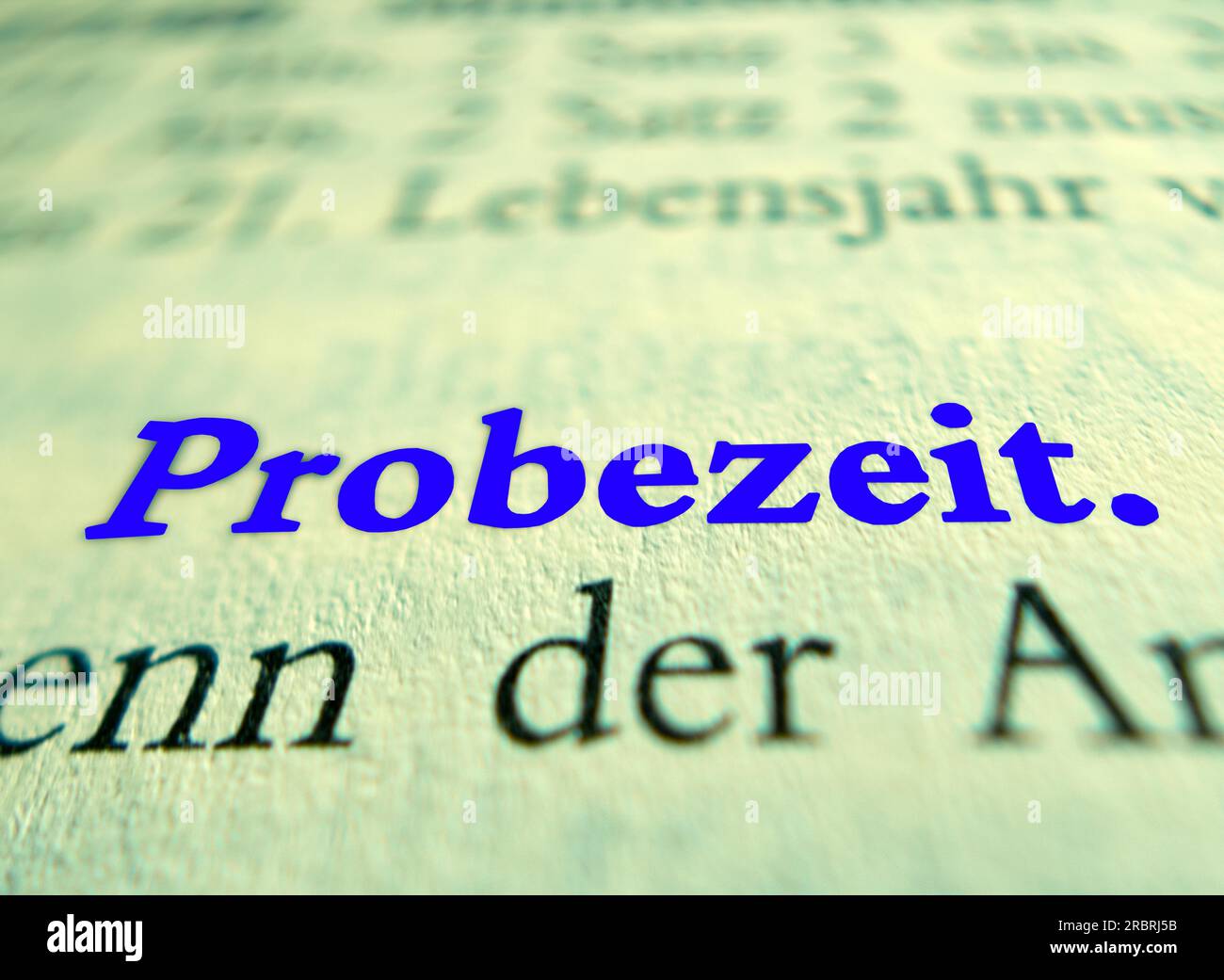 The German word of Stock Photo Alamy